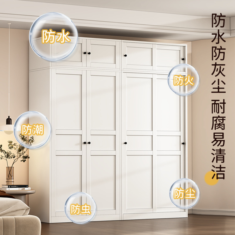加厚铁艺衣柜家用卧室现代简约欧式金属收纳柜储物柜新款钢制衣柜|undefined
