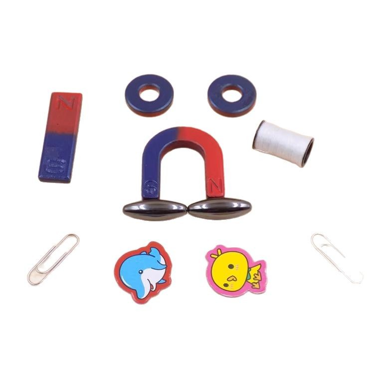 Korean version of physics teaching magnet science experiment suit strong magnet children U-shaped long bar magnet magnet magnet