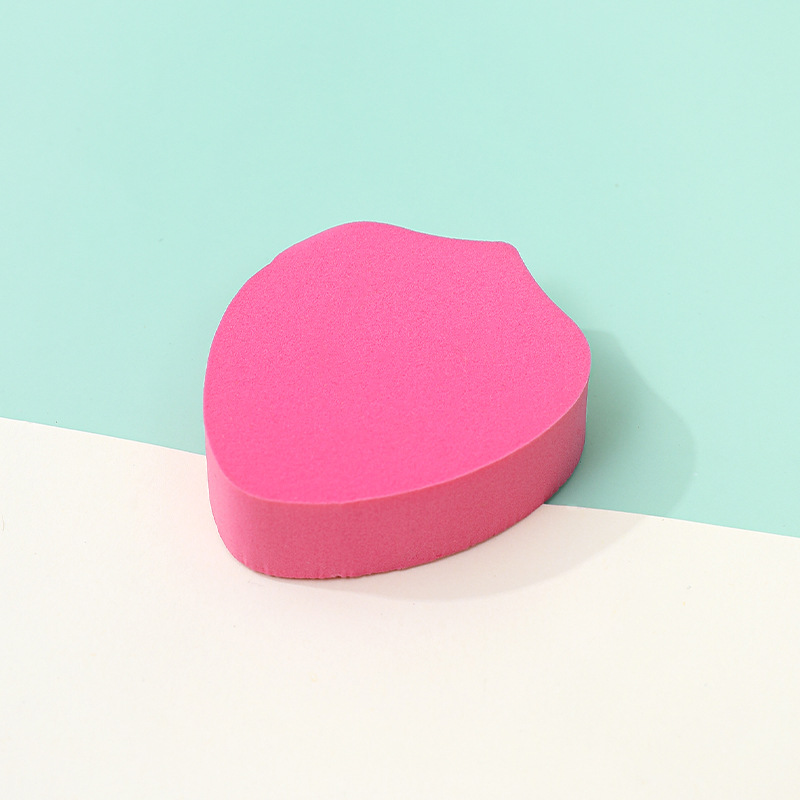 Polvo plano de fruta personalizado flote suave no comer polvo en el agua para aumentar el maquillaje esponja cojín de aire herramientas de maquillaje al por mayor