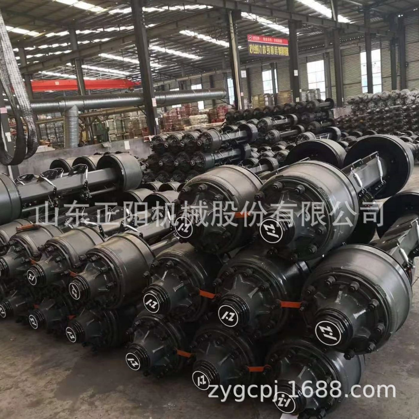 Supply of Rear Axles for Flower Truck Semi-Trailers, German-Style Axles, American-Style Axles, Liangshan Zhengyang Axles