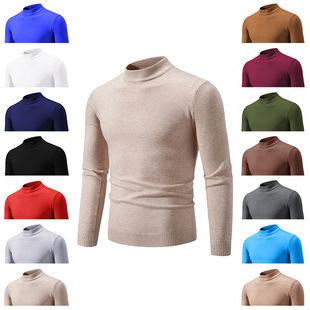 2024 spring and autumn semi-high collar sweater sweater a generation of hair