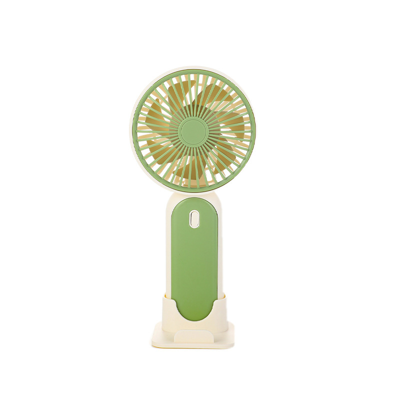 Ventilador de Mano con Soporte de Escritorio de ABS, 3 Velocidades Recargable por USB, Silencioso, para Oficina y Viajes image 5