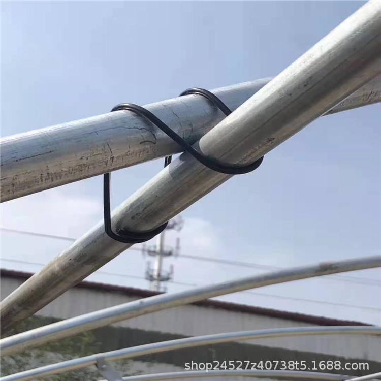 薄膜连栋温室大棚连接管 大棚配件 蔬菜大棚 卡槽卡簧 质量好