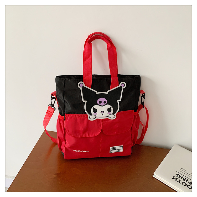 A new, versatile, large-capacity single-shoulder crossbody bag with a cute and girlish heart for student tutoring in the Korean version of Instagram undefined