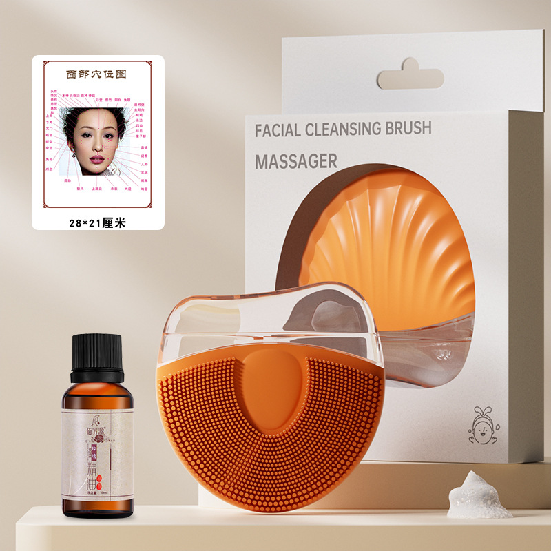 Herramienta de masaje y lifting facial, exfoliante facial de silicona para limpieza facial, estiramiento de ojos y belleza facial.