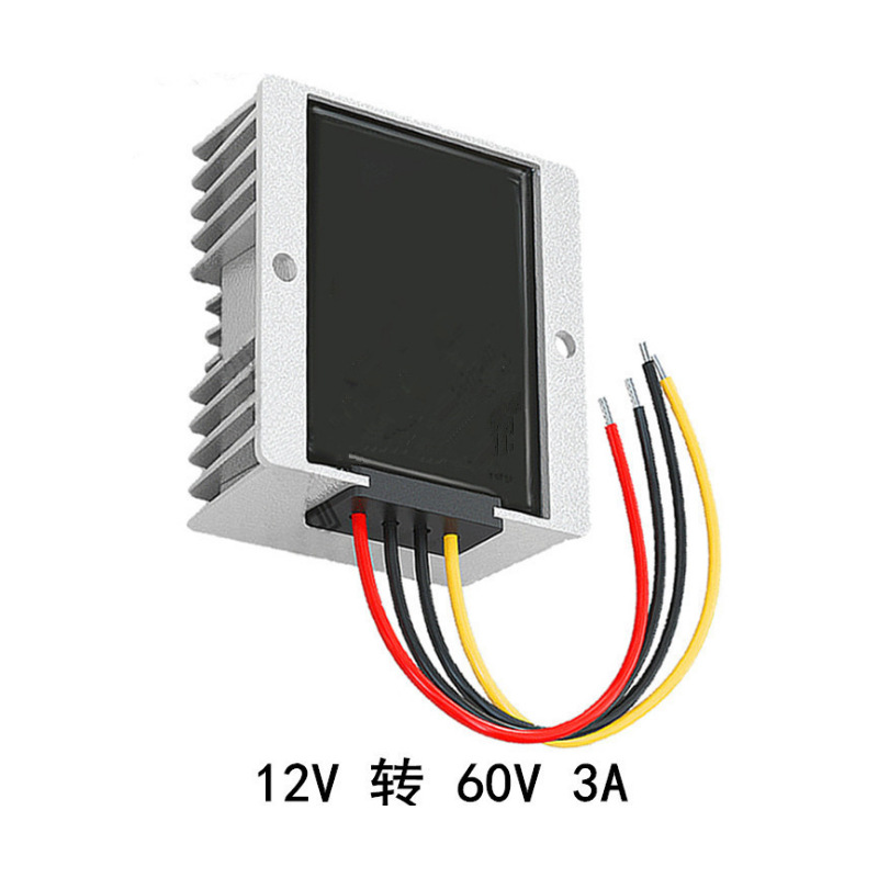 12V升60V升压器3A180W电源转换器DC-DC直流电源稳压器