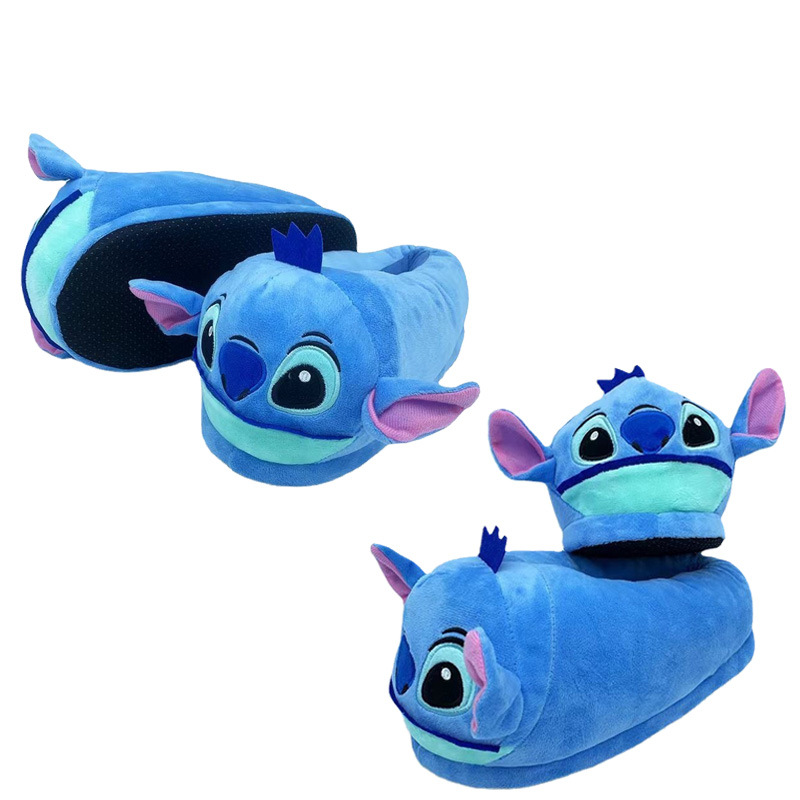 Zapatillas de Casa de Felpa con Puntada, Bebé, Dibujos Animados, Invierno, Cálidas