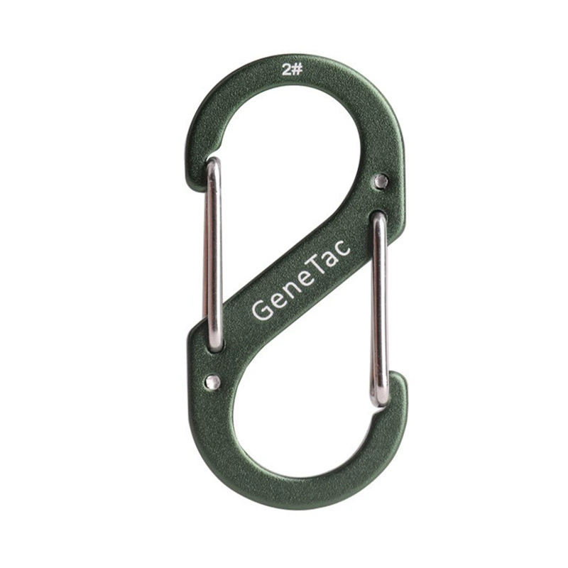 Bidirectional wire spring 8-character hook carousel buckle из алюминиевого сплава S-образной формы GeneTac No. 2