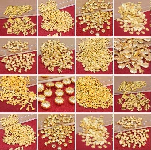 热卖迷你小合金元宝金条大米金币铜钱算盘装饰用品工艺品摆件批发