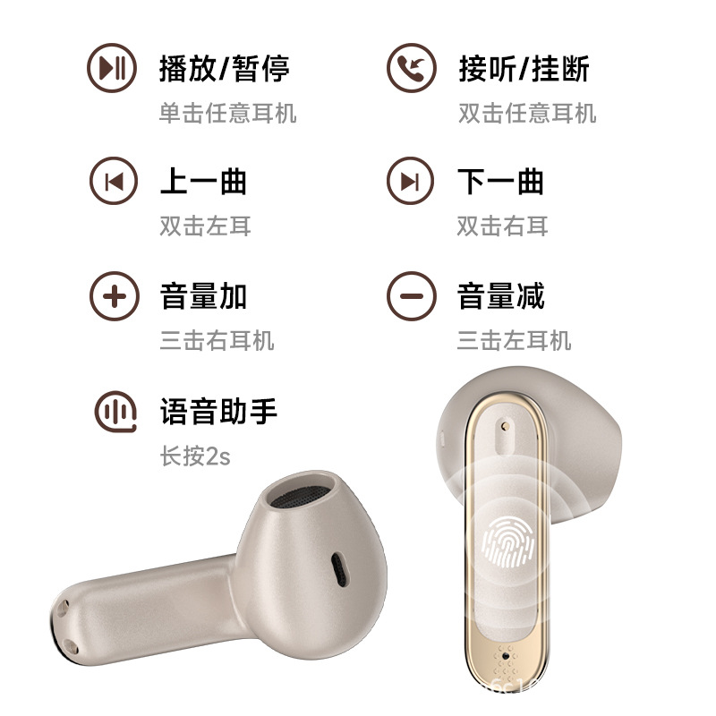 Bluetooth-Sport-In-Ear-Kopfhörer mit aktiver Geräuschunterdrückung, hochklarer Sprachqualität, digitaler Anzeige und extralanger Akkulaufzeit A9Pro - 4