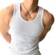 Summer American-style lightweight sports fitness thick thread vest men's running training Stretch Slim top one-piece delivery