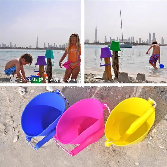 Cubo plegable portátil, cubo de silicona multifuncional, juguetes de agua multicolor para la playa, para bañarse, juguetes de agua para niños, para exteriores