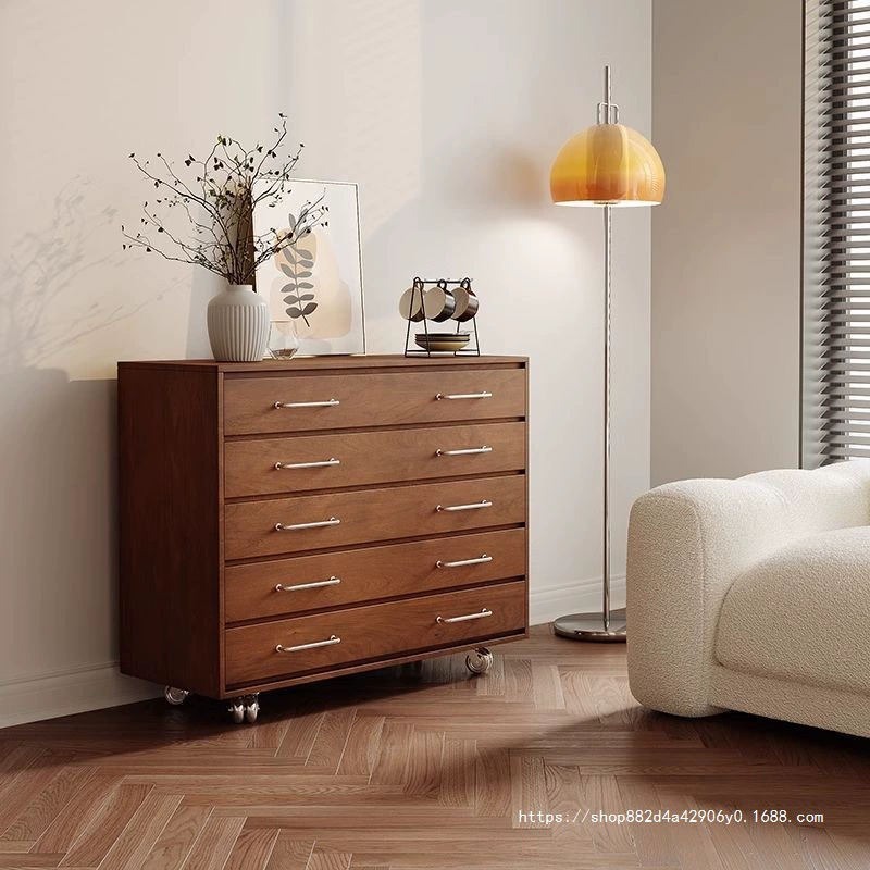 Ретро-буфет из массива дерева, боковой шкаф для дивана, шкаф для хранения в гостиной из массива дерева, шкаф для хранения в спальне, ящик для хранения