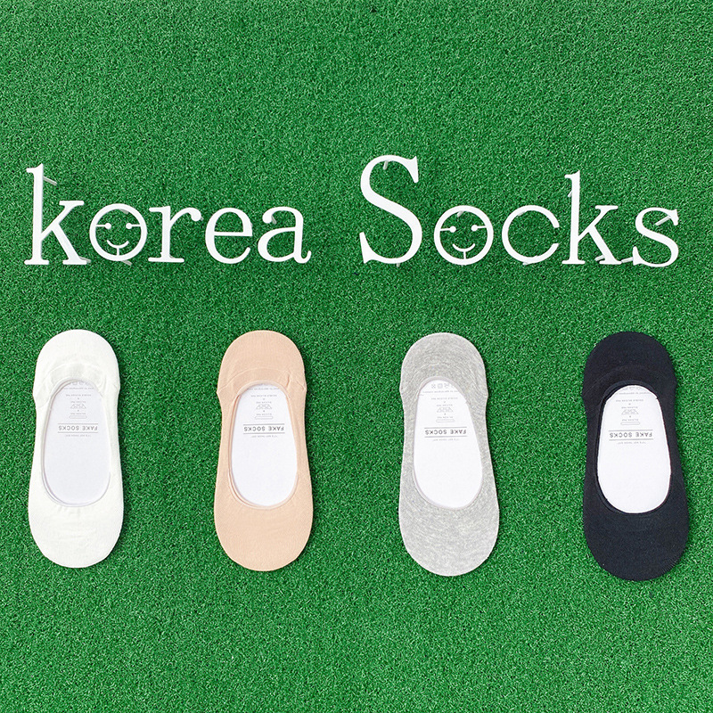 韓國東大門代購批發春季新品簡約薄純色高跟鞋瓢鞋款女士腳尖襪套