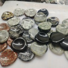 �S�����l��Ȼˮ��ʯ�^30mm���İ�Ħʯ �������nʯĴָʯ �羳���u