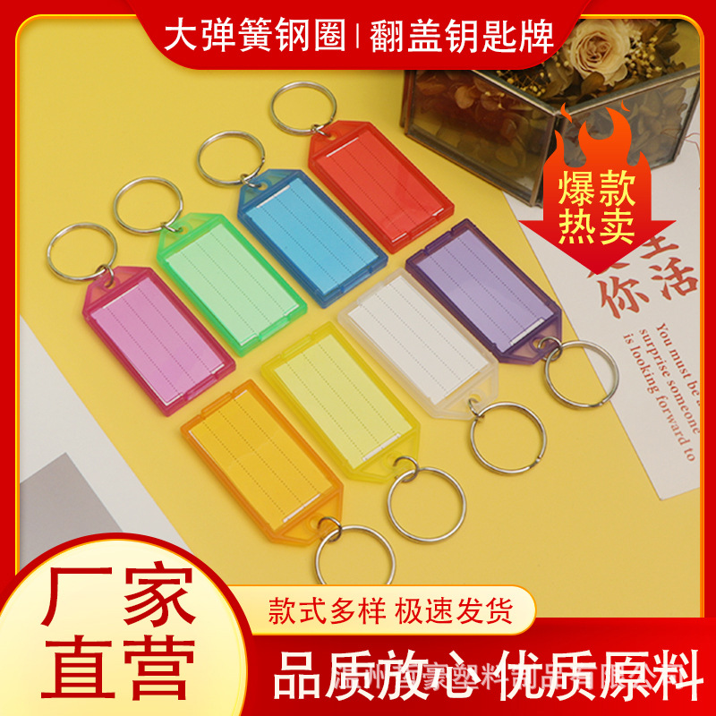 Category plastic key plate can marked the listing number plate…
