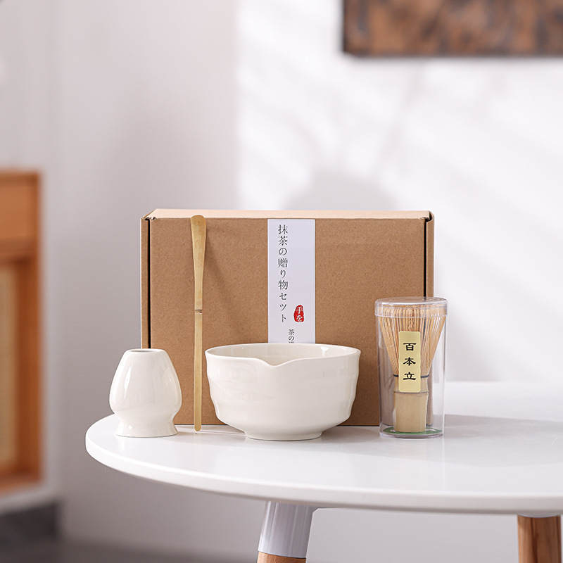 Matcha cuenco de té matcha cepillo de té espuma herramientas de té de la dinastía Song set Matcha ceremonia de té