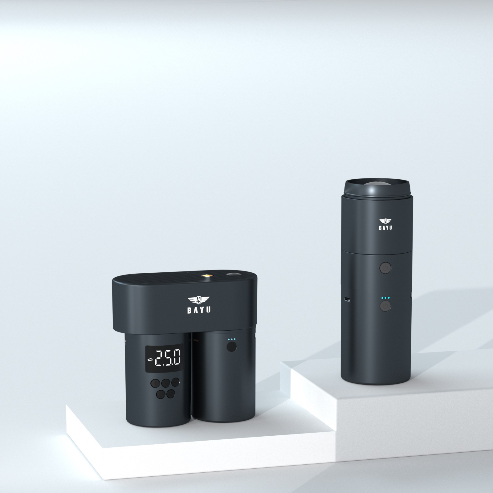 百羽无线洗车机车用家用便携式锂电池高压水枪充电式水泵清洗神器