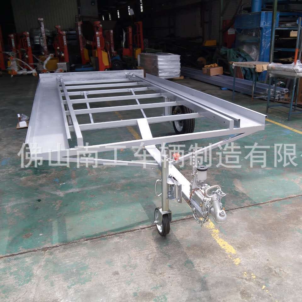 南工0.6吨轻型ATV拖车 无动力牵引工具拖挂车