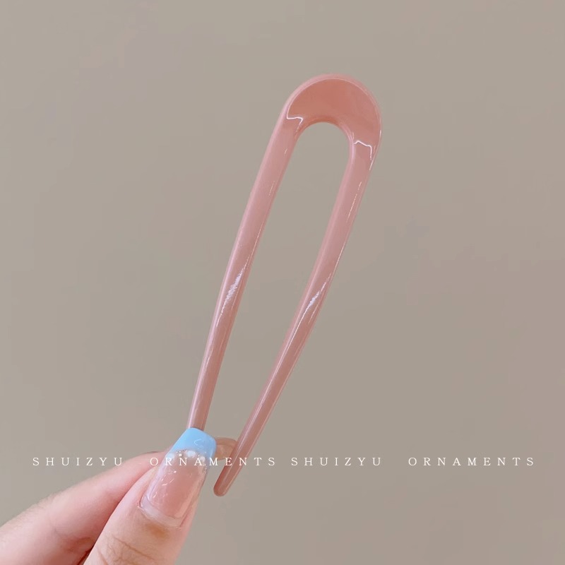 Peine de inserción de artefacto para el cabello con cabeza de bola fija, horquilla para mujer, horquilla al revés, horquilla en forma de U, nuevo peine para el cabello 2025