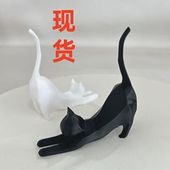 Mini cat ornaments 迷你小猫咪摆件伸懒腰的小猫咪可爱的小猫咪