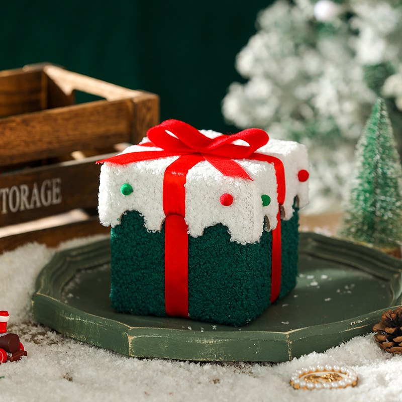 手作りのdiyクリスマスのギフトボックスのクリスマスイブのリンゴの箱の高級な厚いプラスの硬いクリスマスのプレゼントの包装箱のキャンディーの箱|undefined