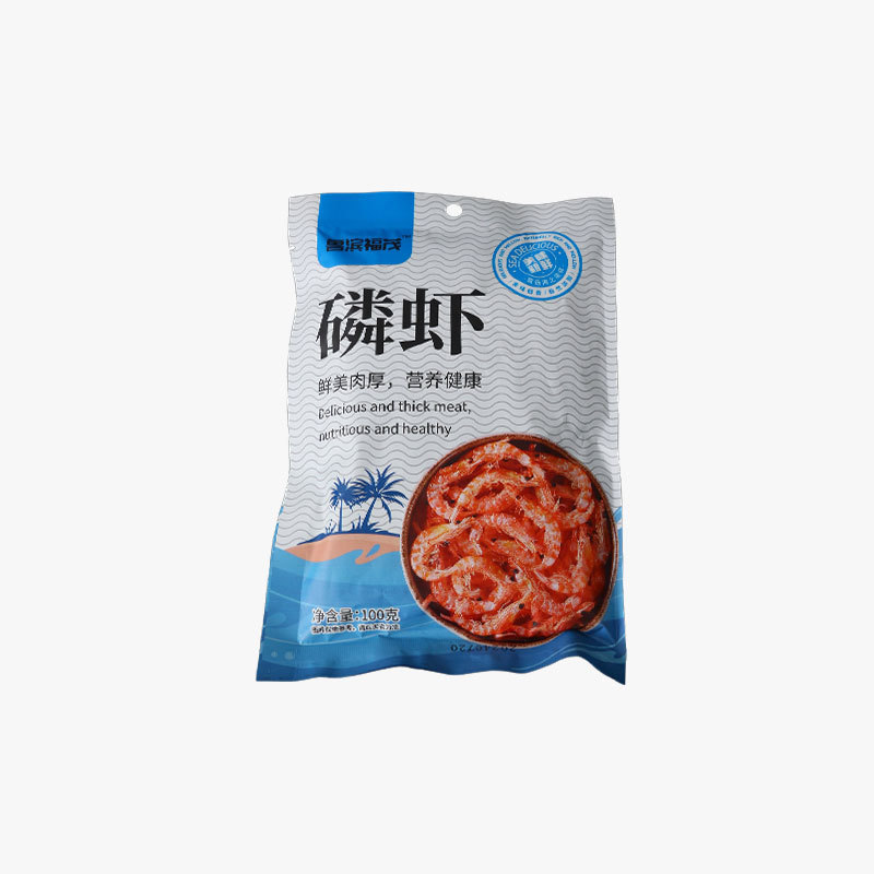 リンエビは袋を開けて食べます。自然に肉質を干します。|undefined