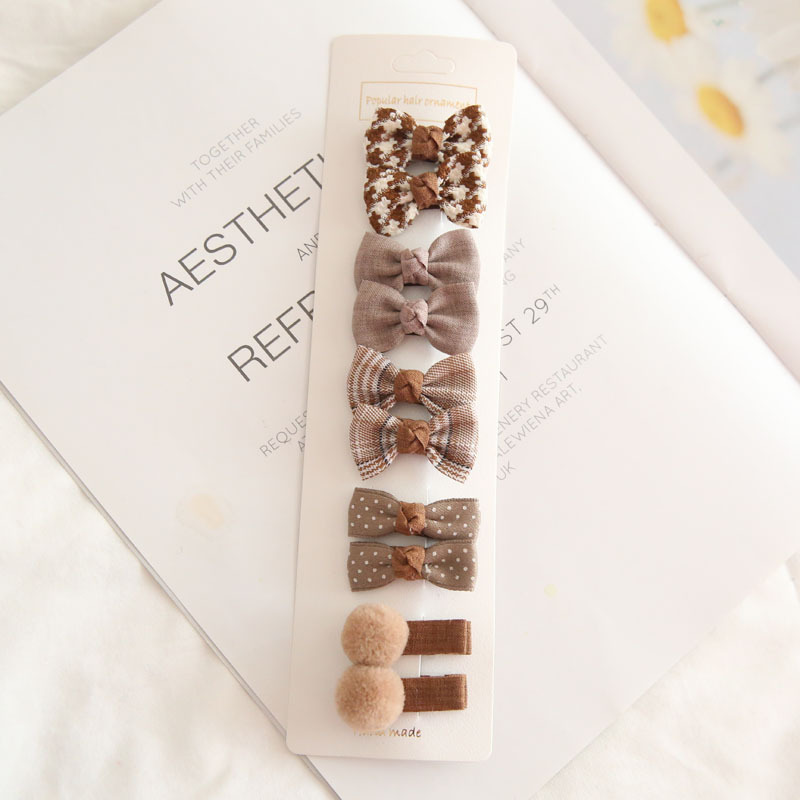 A116 fábrica al por mayor de los niños tocado accesorios para el pelo del bebé arco horquilla básica 10 unidades traje 1 Grupo