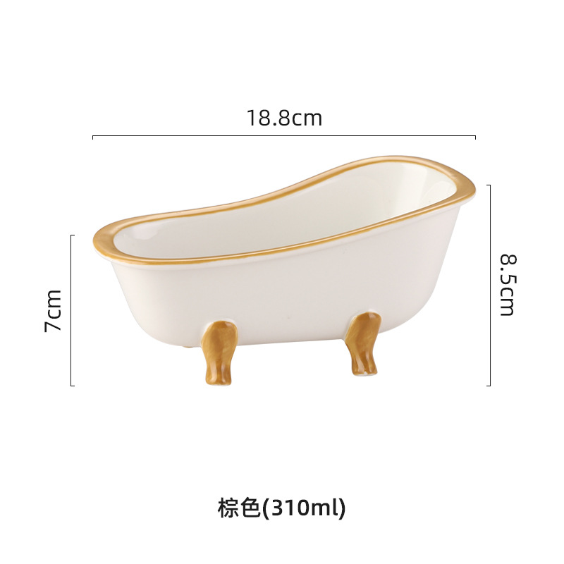 Baño postre tazón ins viento creativo red modelado vajilla cerámica lindo azúcar ensalada de frutas yogur tazón al por mayor