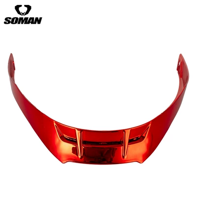 Dəbilqə (Kaska) aksesuarları Tail Wing, Open-Face Helmet - electroplated-red