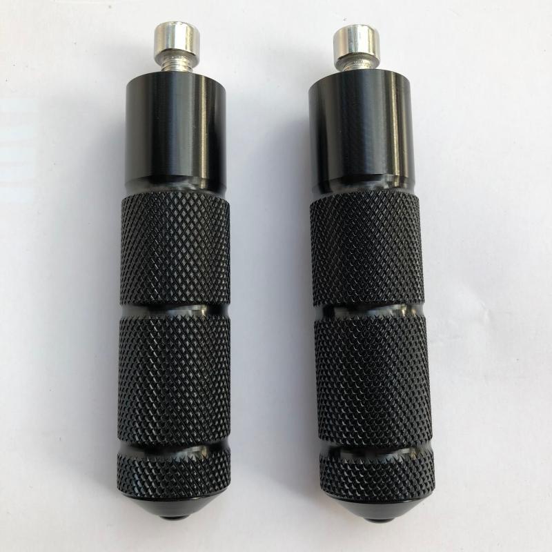 Foot Pegs Aluminum: Diàndòngchē Electric vehicle pedal - black-front-pair