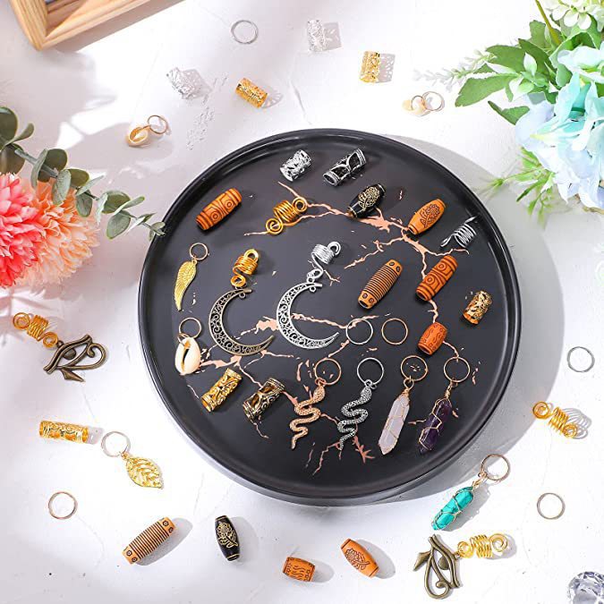 150 piezas de joyería cristal alambre de madera enrollado accesorios trenzados joyería para el cabello trenzado joyería para mujeres niñas joyería para el cabello