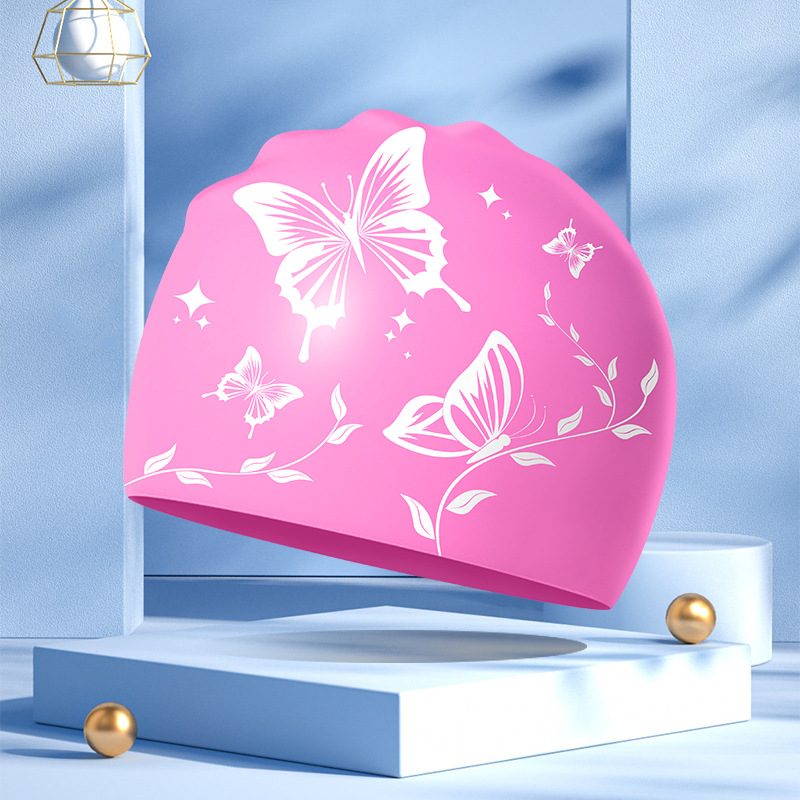 Sombrero de natación de silicona para adultos unisex aumenta la protección solar no estrangula la cabeza profesional de entrenamiento impermeable sombrero de natación fábrica al por mayor