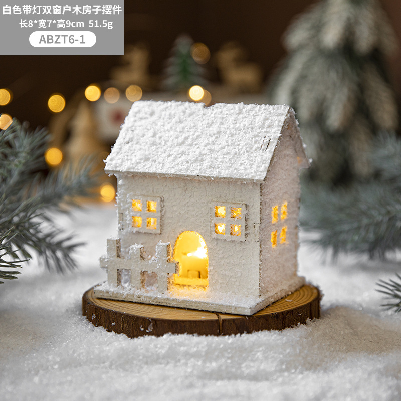 Hong Kong Heng decoración de Navidad escritorio LED blanco casa decoración árbol de Navidad colgante decoración diseño creativo