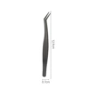 Tungsten steel color (gold feather clip long round) opp bag