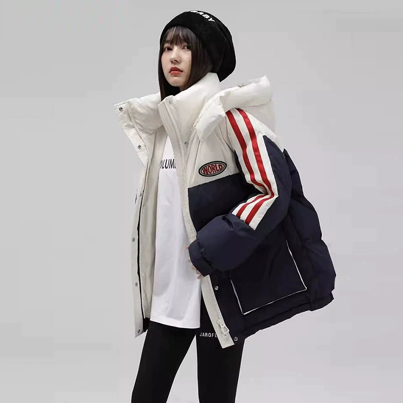 Winter short hoody, down jacket with down, 2023