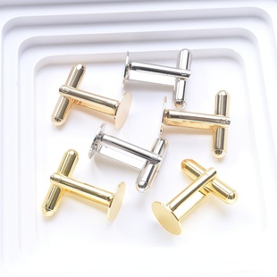 ��ɫ18K����ʽ��ڿ�10mm12mmƽ���бP�ֹ�DIYŤ�в���������l