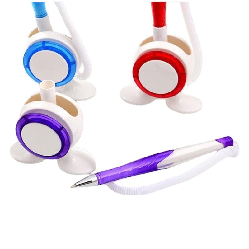 Advertising desk pen Workbench pen square desk pen customizable LOGO 0.5MM black business desk pen signature pen