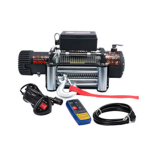 9500 Pounds Electric Traction Winch Self-Rescue Off-Road Modified Winch Jeep Electric Winch 12V