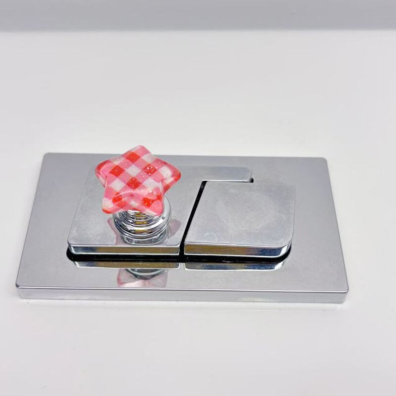 かわいい KT トイレプレスネイルマニキュア特別なクリエイティブトイレボタン洗浄タンク補助ボタン|undefined