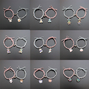 Children's bracelet cute girl's love pendant bracelet little girl cartoon bear free couple girlfriends bracelet