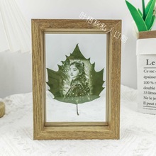 梧桐叶雕照片定 制朋友闺蜜生日礼物结婚七夕情人节纪念日创意礼