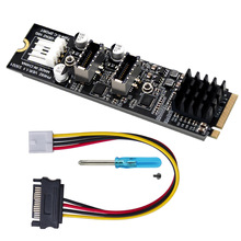10Gbps双口TYPE-E扩展卡NVME P20 M-Key PCIe转前置USB3.1 EP-020