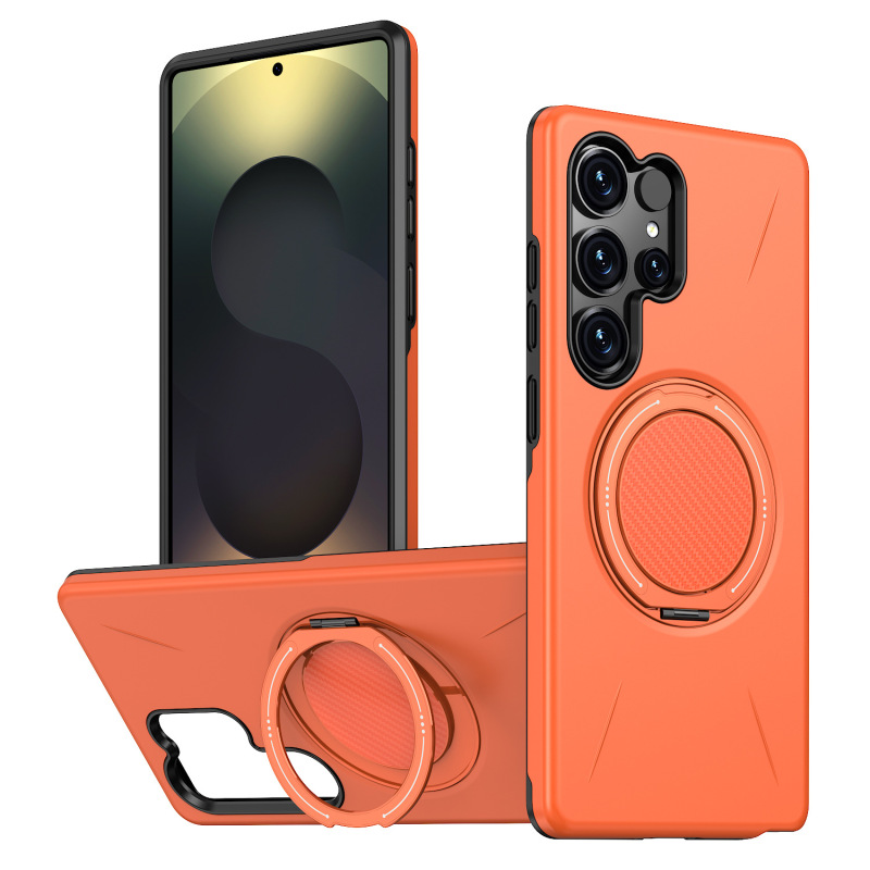 适用三星s26ultra壳派手机壳pro二合一防摔带磁吸360阻尼支架s25u|undefined