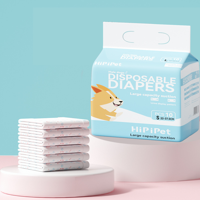Pañales que cambian de color para mascotas, pantalones fisios de algodón para perros, toallas sanitarias para perras, ropa interior, pañales para perros machos al por mayor