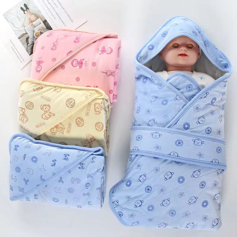 Wholesale baby wrap swaddling quilt cotton children's quilt newborn blanket wrap four seasons baby wrap