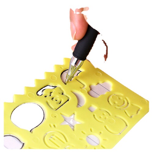 Soft ruler, 4-fold ruler, multifunctional template ruler, children's folding ruler, painting supplies, stationery ruler wholesale