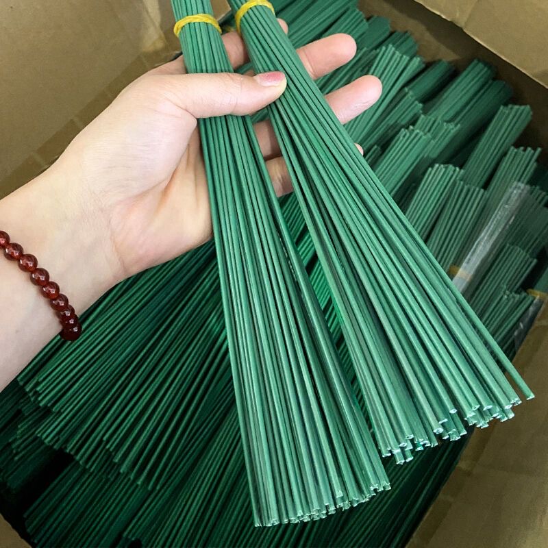 Green Flower Stem No. 2 Plastic Wrapped Iron Wire Tape Wire Mesh Flower Twist Stick Bouquet Flower Stem Handmade DIY Material Green Flower Stem No. 2 Plastic Wrapped Iron Wire Tape Wire Mesh Flower Twist Stick Bouquet Flower Stem Handmade DIY Material