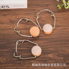 厂家供应不锈钢卡扣瓶盖酵素果汁饮料密封瓶盖新款酒瓶弹簧摇摆盖
