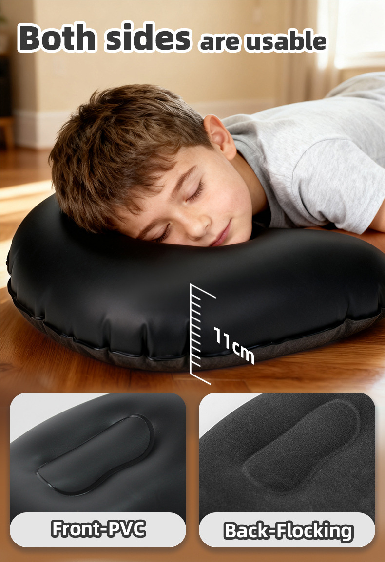 Cross-Border Universal Car Inflatable Bed, Car Rear Seat Air Mattress, Foldable Sleeping Inflatable Mattress, Travel Car Mattress